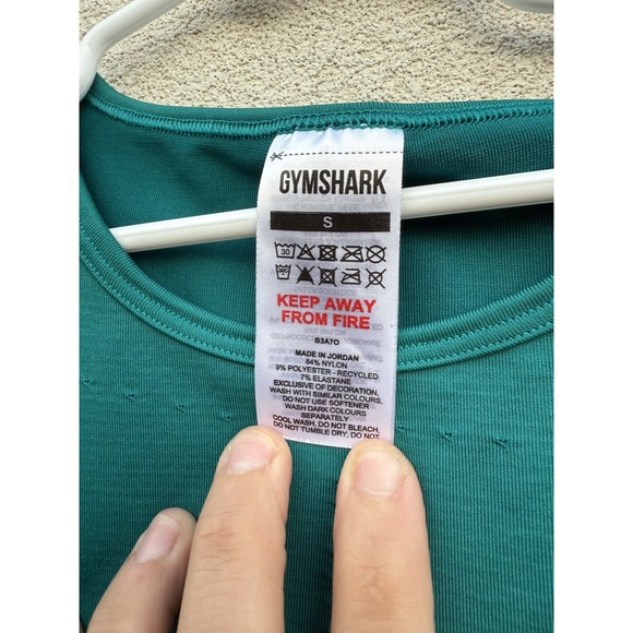 Gymshark Women's Sweat Seamless Midi Tank Rich Teal Size Small - Picture 7 of 10